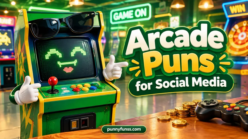 Arcade Puns for Social Media