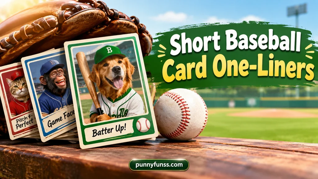 Short Baseball Card One-Liners